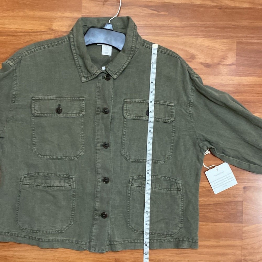 C&C California Linen Blend Utility Jacket - Picture 13 of 13